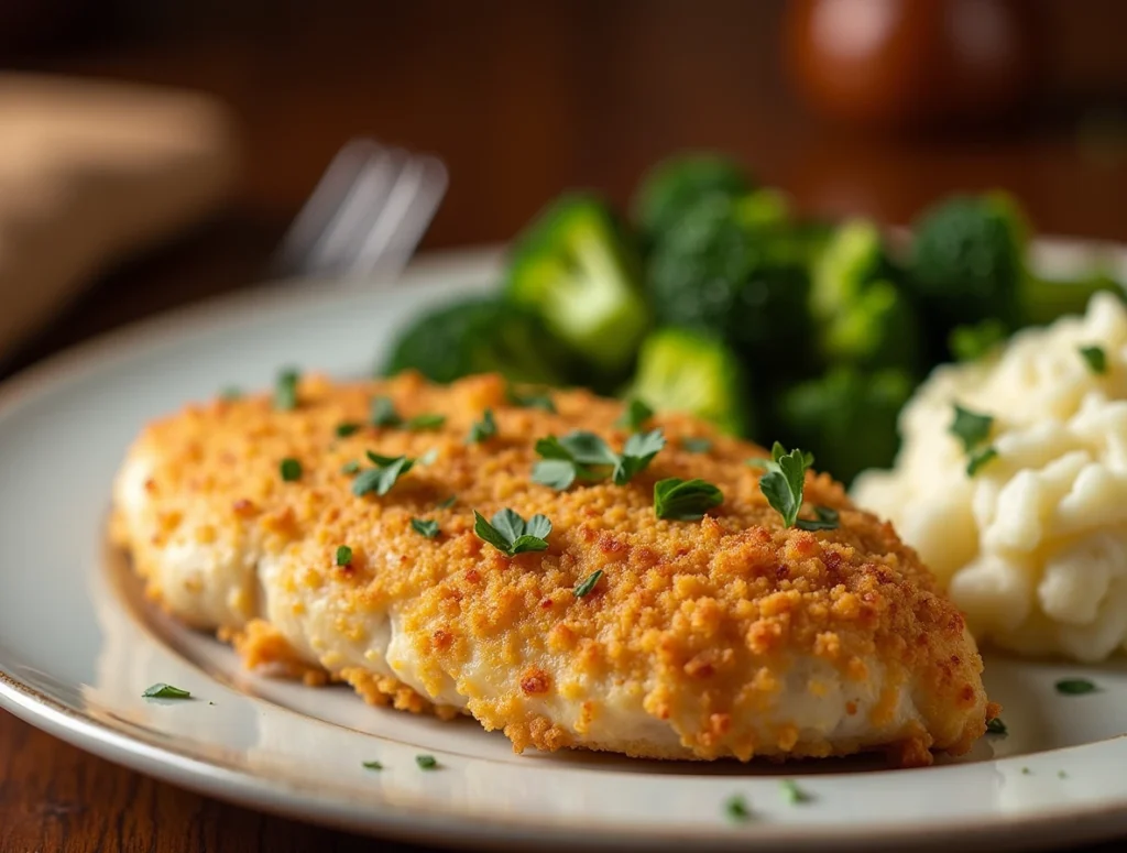 Longhorn Parmesan Crusted Chicken