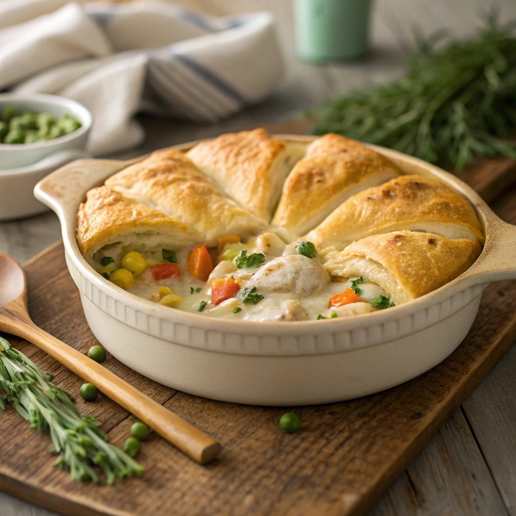 Crescent Roll Chicken Pot Pie