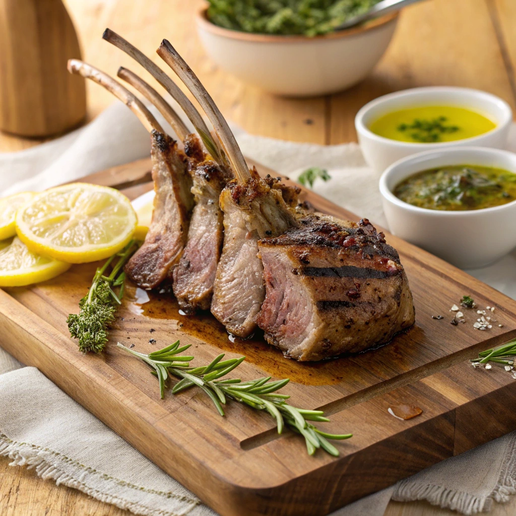 Grilled Rack of Lamb