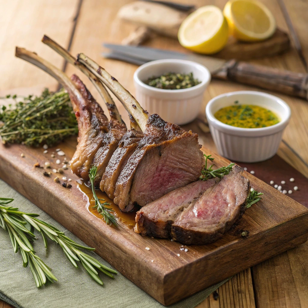 Grilled Rack of Lamb